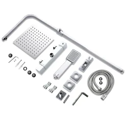AICA Sanitaire AICA Colonne de douche thermostatique, avec mitigeur thermostatique* Colonne De Douche Thermostatique