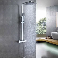 AICA Sanitaire AICA Colonne de douche thermostatique, avec mitigeur thermostatique