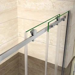 AICA Sanitaire Aica Porte De Douche Coulissante 130x195cm En 8mm Verre Anticalcaire* Porte De Douche