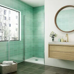 AICA Sanitaire Aica Porte De Douche 80x180cm Porte De Douche Pivotante En Niche 6mm Verre Anticalcaire Porte De Douche Hauteur 180 Cm* Porte De Douche