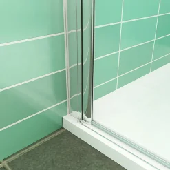 AICA Sanitaire Aica Porte De Douche 80x180cm Porte De Douche Pivotante En Niche 6mm Verre Anticalcaire Porte De Douche Hauteur 180 Cm* Porte De Douche