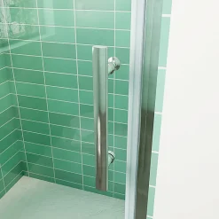 AICA Sanitaire Aica Porte De Douche 90x180cm Porte De Douche Pivotante En Niche 6mm Verre Anticalcaire Porte De Douche Hauteur 180 Cm* Porte De Douche
