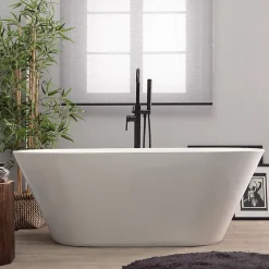 Kiamami Valentina Allegra Baignoire Autoportante Ovale 150 Cm En Acrylique* Baignoire Îlot
