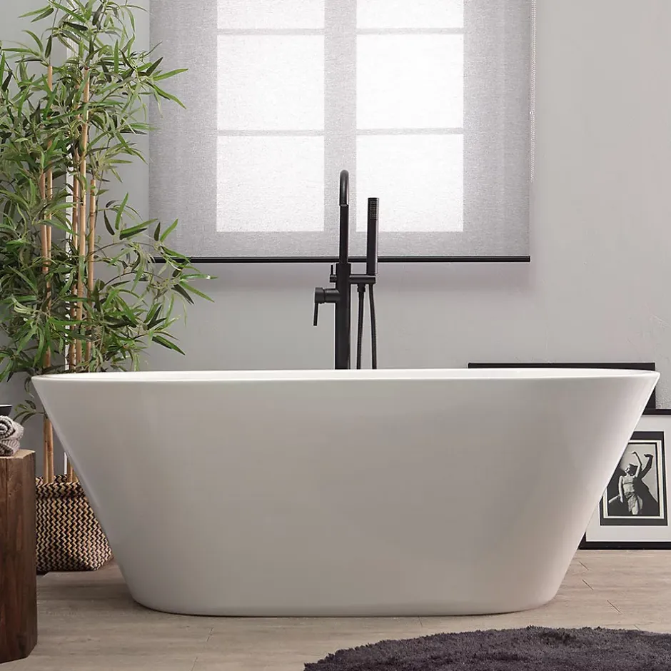 Kiamami Valentina Allegra Baignoire Autoportante Ovale 150 Cm En Acrylique* Baignoire Îlot