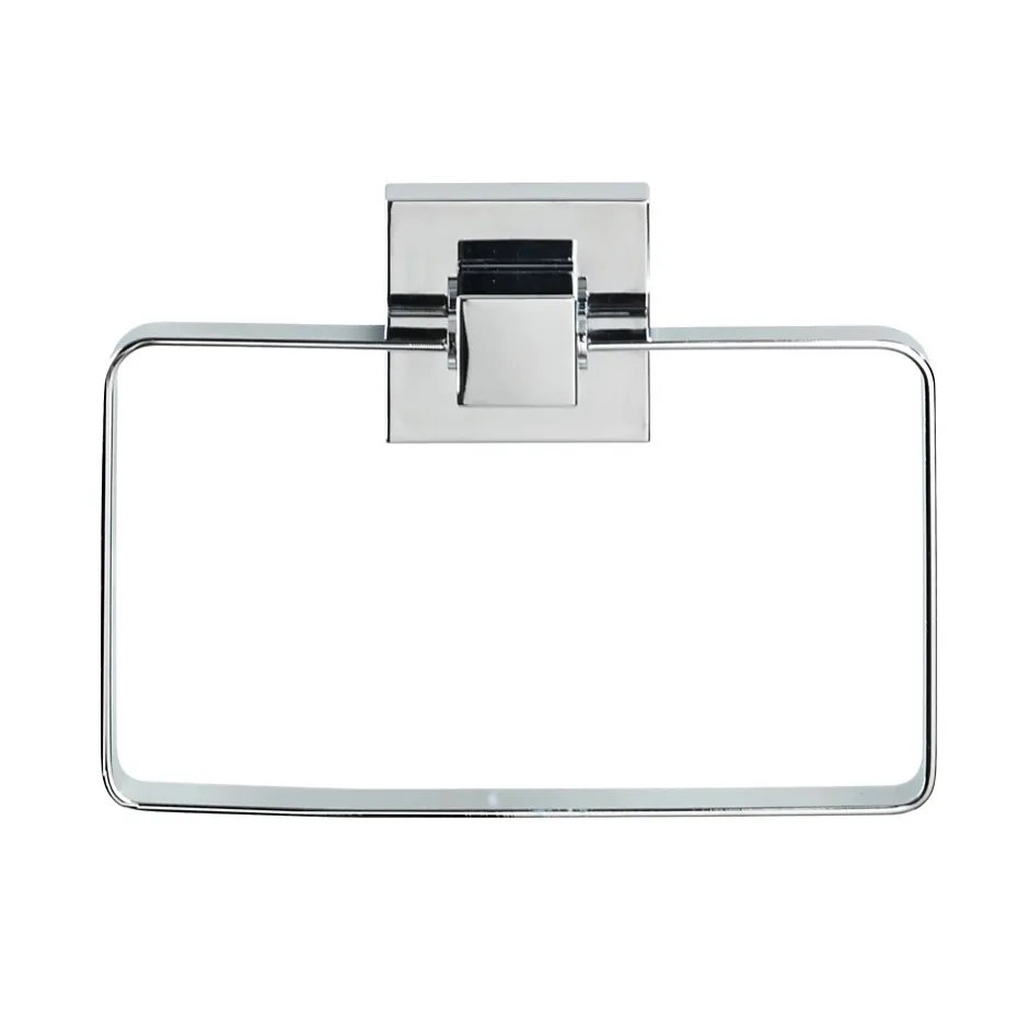Wenko Anneau porte-serviettes en acier inox Quadro* Etagère Salle De Bains
