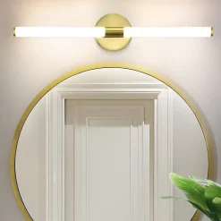 Nettlife Applique murale de salle de bain à LED 8W, lampe de salle de bain, applique murale 4000K IP44