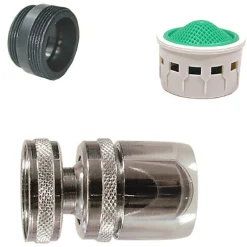 Noyon et Thiebault Aérateur sur rotule limiteur de débit 6,5 l/min Femelle 22 x 100 - Mâle 24 x 100* Accessoire De Robinet