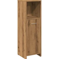 Vidaxl Armoire de bain chêne artisanal 30x30x95 cm bois d'ingénierie* Meuble Wc