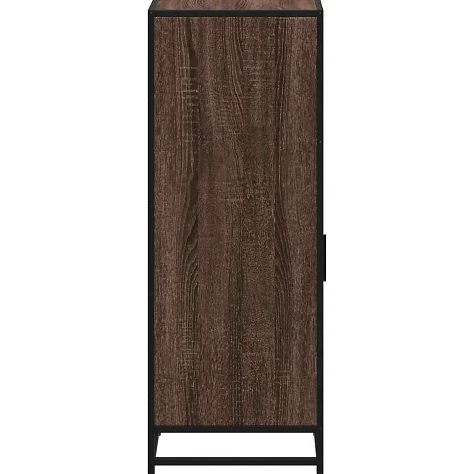 Vidaxl Armoire de bain chêne marron 35x37,5x100 cm bois d'ingénierie* Meuble Wc