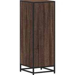 Vidaxl Armoire de bain chêne marron 35x37,5x100 cm bois d'ingénierie* Meuble Wc