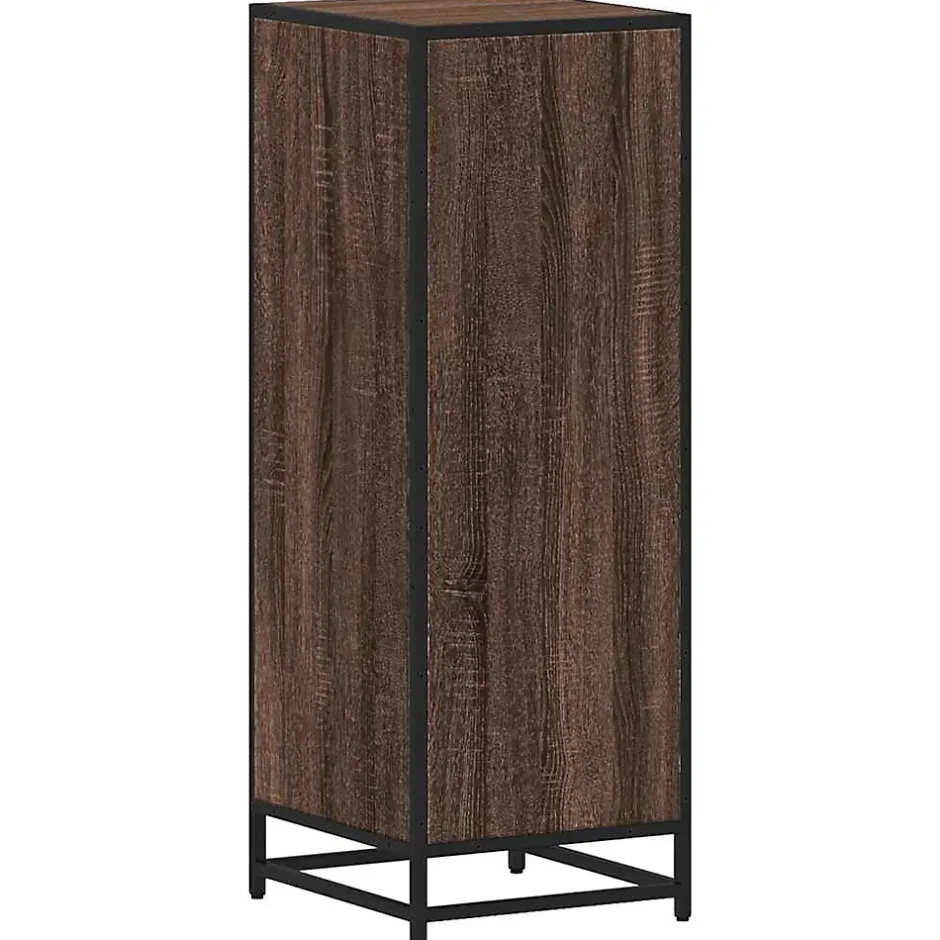 Vidaxl Armoire de bain chêne marron 35x37,5x100 cm bois d'ingénierie* Meuble Wc
