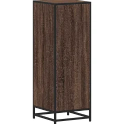 Vidaxl Armoire de bain chêne marron 35x37,5x100 cm bois d'ingénierie* Meuble Wc