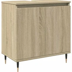 Vidaxl Armoire de bain chêne sonoma 58x33x60 cm bois d'ingénierie* Meuble Wc