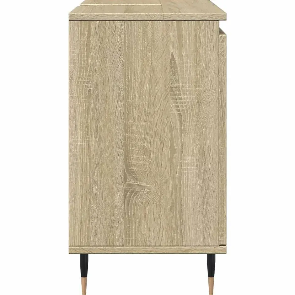 Vidaxl Armoire de bain chêne sonoma 58x33x60 cm bois d'ingénierie* Meuble Wc