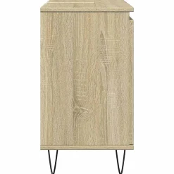 Vidaxl Armoire de bain chêne sonoma 58x33x60 cm bois d'ingénierie* Meuble Wc