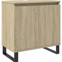 Vidaxl Armoire de bain chêne sonoma 58x33x60 cm bois d'ingénierie
