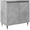Vidaxl Armoire de bain gris béton 58x33x60 cm bois d'ingénierie