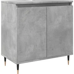 Vidaxl Armoire de bain gris béton 58x33x60 cm bois d'ingénierie