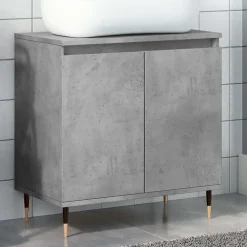 Vidaxl Armoire de bain gris béton 58x33x60 cm bois d'ingénierie