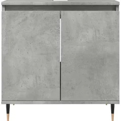 Vidaxl Armoire de bain gris béton 58x33x60 cm bois d'ingénierie