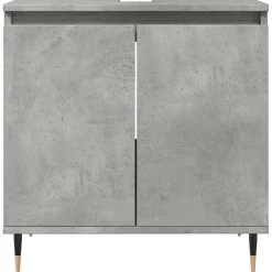 Vidaxl Armoire de bain gris béton 58x33x60 cm bois d'ingénierie