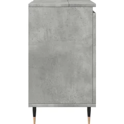 Vidaxl Armoire de bain gris béton 58x33x60 cm bois d'ingénierie