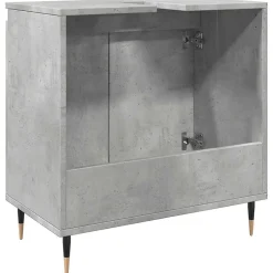 Vidaxl Armoire de bain gris béton 58x33x60 cm bois d'ingénierie