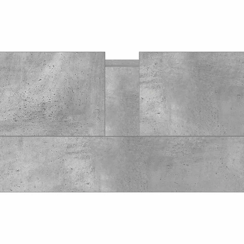 Vidaxl Armoire de bain gris béton 58x33x60 cm bois d'ingénierie