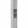 Vidaxl Armoire de bain Sonoma gris 30x30x183,5 cm Bois d'ingénierie* Meuble Wc