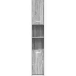 Vidaxl Armoire de bain Sonoma gris 30x30x183,5 cm Bois d'ingénierie* Meuble Wc