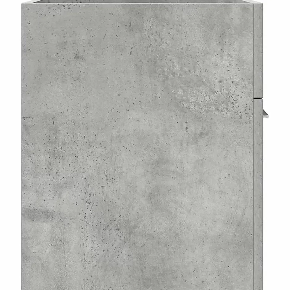 Vidaxl Armoire de lavabo de salle de bain gris béton 41x38,5x46 cm