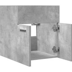 Vidaxl Armoire de lavabo de salle de bain gris béton 41x38,5x46 cm