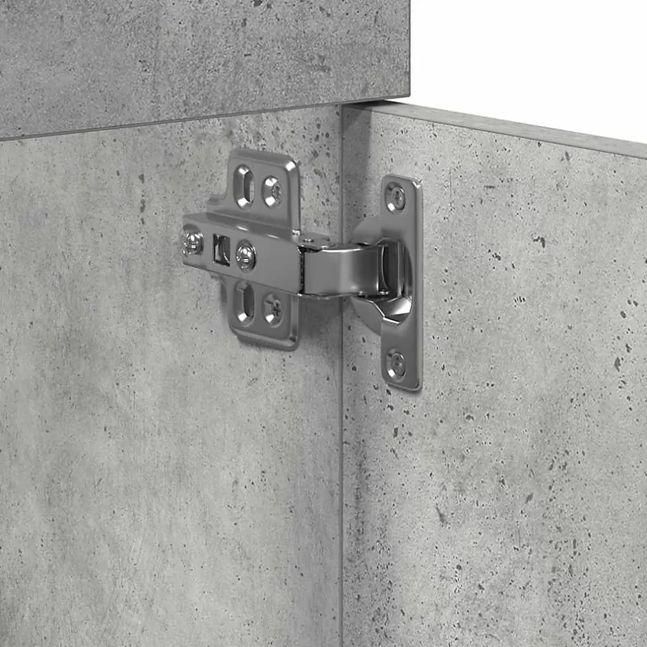 Vidaxl Armoire de lavabo de salle de bain gris béton 41x38,5x46 cm