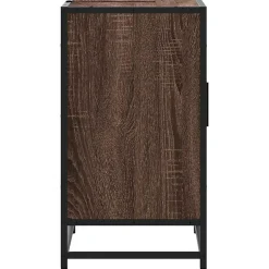 Vidaxl Armoire de lavabo de salle de bain chêne marron 65x33x60 cm
