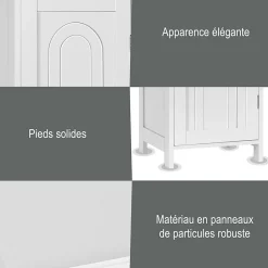 Giantex Armoire de Rangement pour Salle de Bain Meuble de Toilette sur Pied en MDF avec Tiroir et 2 Etagere Reglable a Hauteurs* Armoire De Salle De Bains|Meuble De Salle De Bains Faible Profondeur