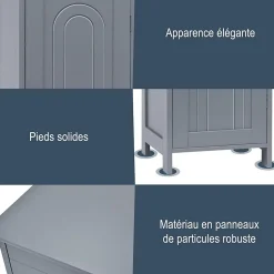 Giantex Armoire de Rangement pour Salle de Bain Meuble de Toilette sur Pied en MDF avec Tiroir et 2 Etagere Reglable a Hauteurs* Armoire De Salle De Bains