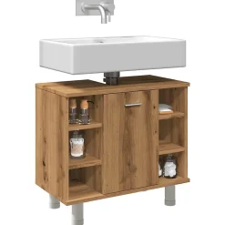 Vidaxl Armoire de salle de bain chêne artisanal 60x32x53,5 cm* Meuble Wc