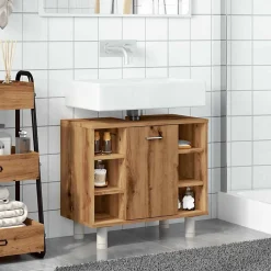 Vidaxl Armoire de salle de bain chêne artisanal 60x32x53,5 cm* Meuble Wc