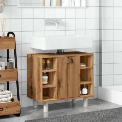 Vidaxl Armoire de salle de bain chêne artisanal 60x32x53,5 cm* Meuble Wc