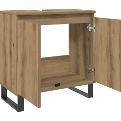 Vidaxl Armoire de salle de bain chêne artisanal 58x33x60 cm