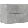 Vidaxl Armoire de salle de bain gris béton bois d'ingénierie