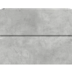 Vidaxl Armoire de salle de bain gris béton bois d'ingénierie