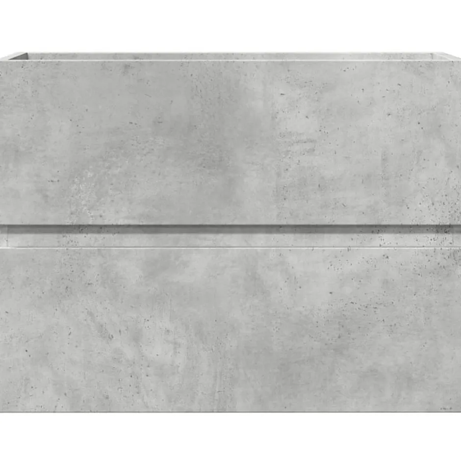 Vidaxl Armoire de salle de bain gris béton bois d'ingénierie