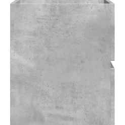 Vidaxl Armoire de salle de bain gris béton bois d'ingénierie