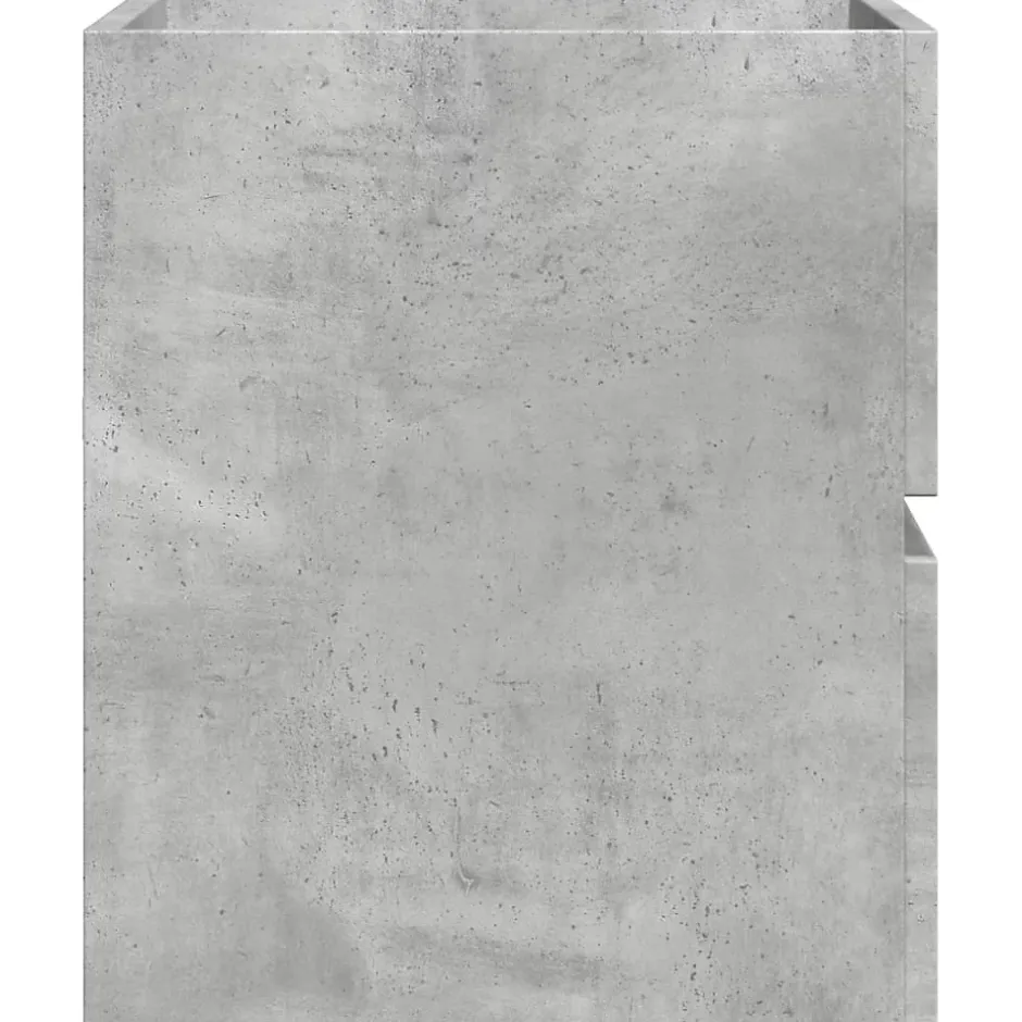 Vidaxl Armoire de salle de bain gris béton bois d'ingénierie