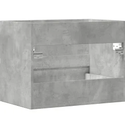 Vidaxl Armoire de salle de bain gris béton bois d'ingénierie