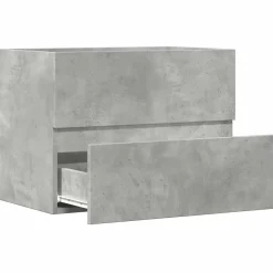 Vidaxl Armoire de salle de bain gris béton bois d'ingénierie