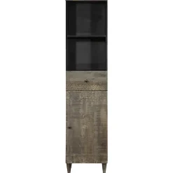 Vidaxl Armoire de salle de bain 38x33x160 cm bois massif de manguier