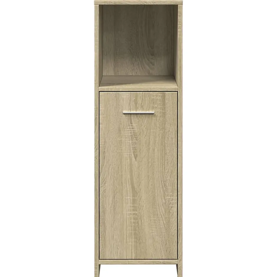 Vidaxl Armoire de salle de bain Chêne sonoma 30x30x95 cm Aggloméré