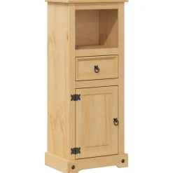Vidaxl Armoire de salle de bain Corona 45x33x110 cm bois de pin massif
